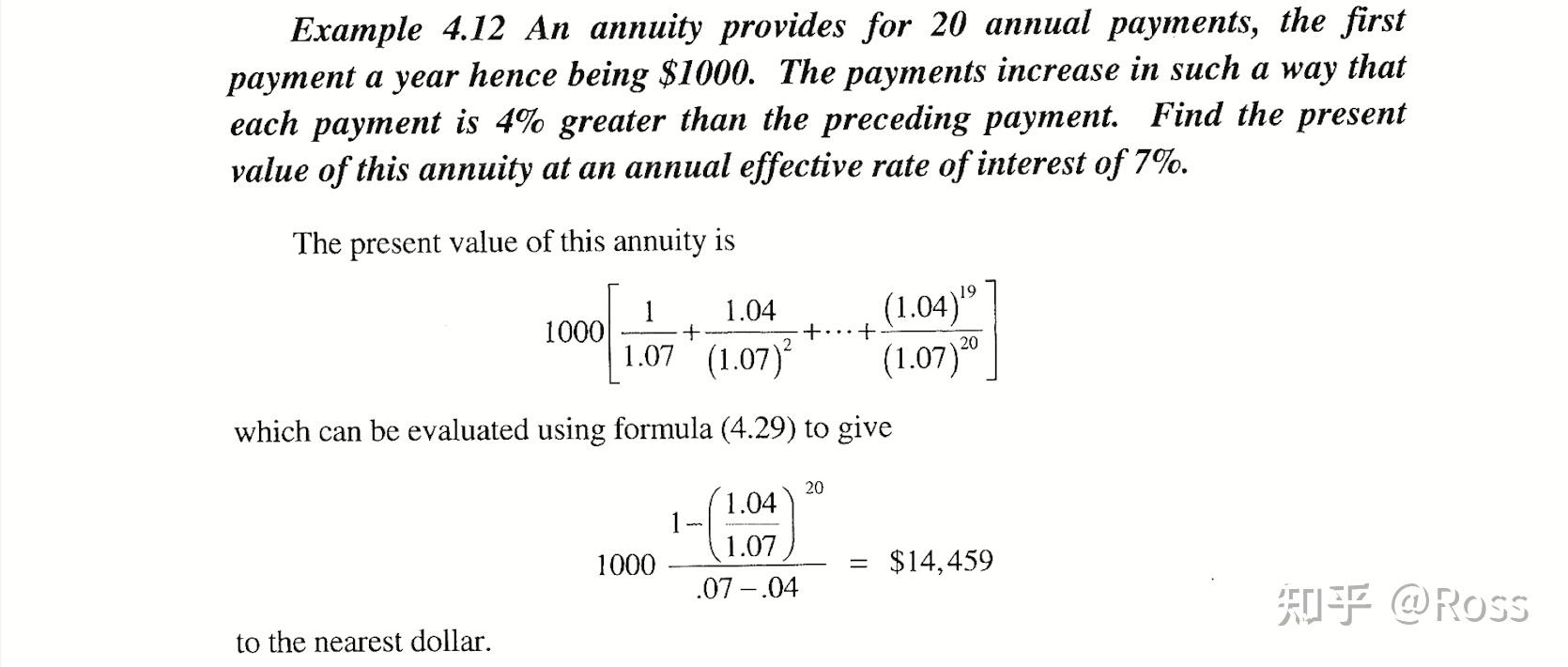 281 variational payments (geometric progression)3 continous