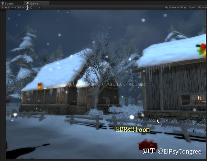 unity3dhdr和bloom效果高动态范围图像和泛光