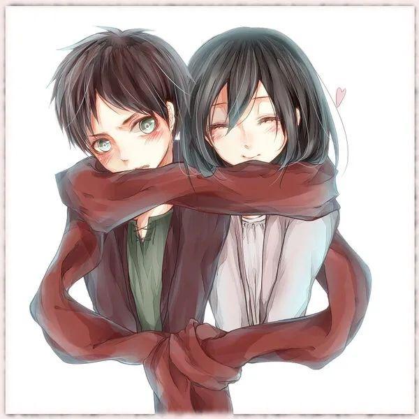 有哪些三笠艾伦发糖狗粮图? - 知乎