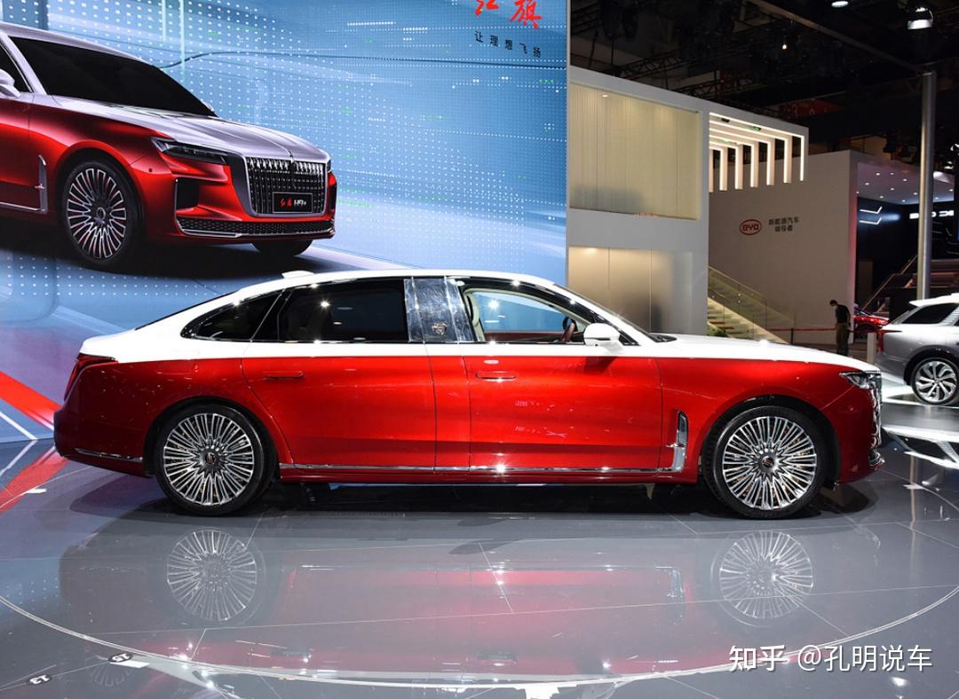 加大号红旗h9双色轿车若非高质量男性这气场你能镇住