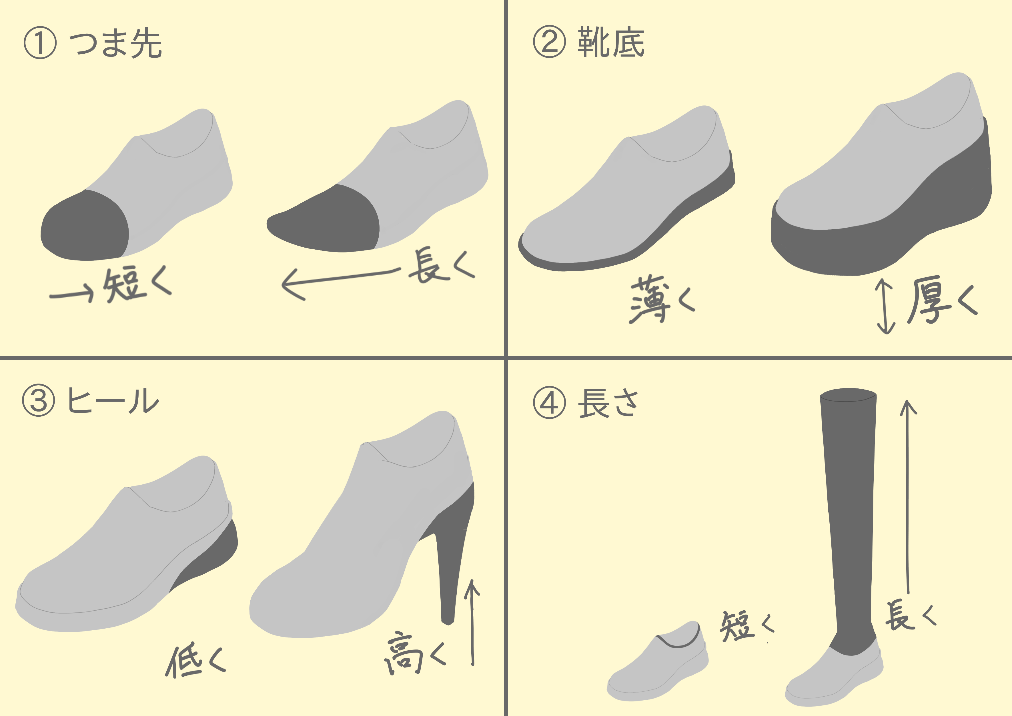 皮鞋的画法 by：Miharu - 优动漫-动漫创作支援平台 | 优动漫PAINT绘画软件
