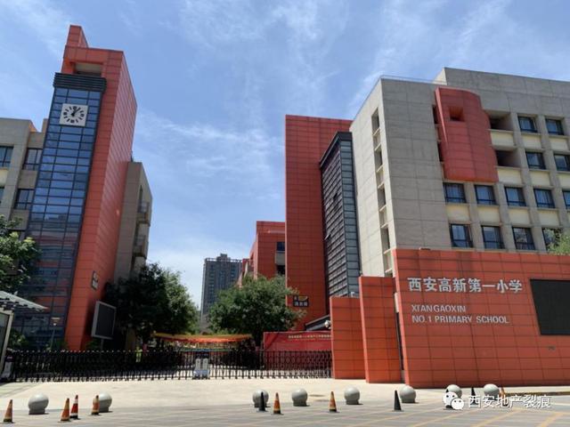 西安市经济最繁荣的高新区核心地段,是西安人民心目中的名牌中小学