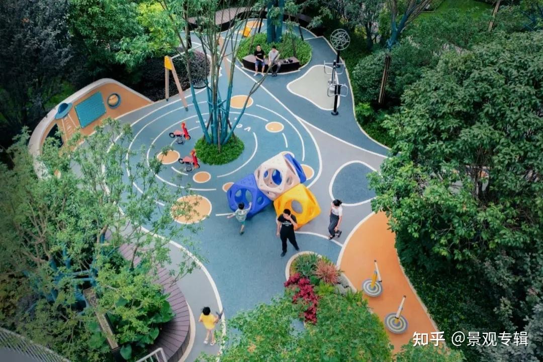 居住区景观 | 咫尺间自有乾坤 - 长沙映客龙湖璟翠中心