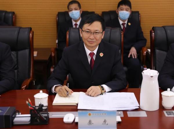 秦虎检察长就整改落实作表态发言，市检察院将以常态化大督查为契机，进