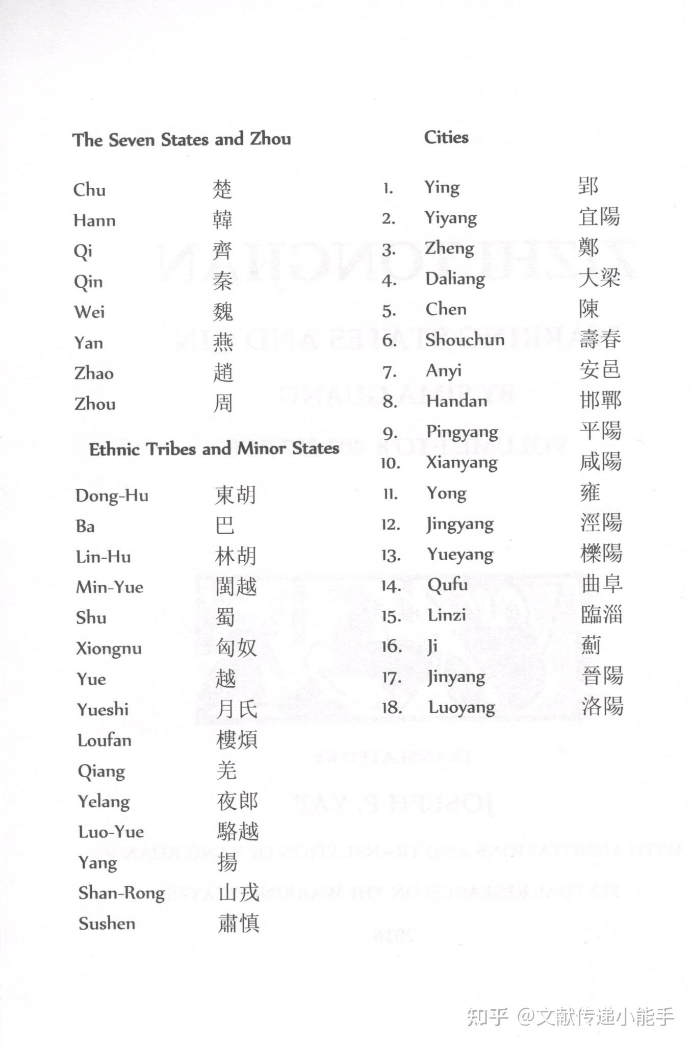 资治通鉴,英译本,英文版,18册,Zizhi tongjian Warring States and Qin Volume 1 to 8