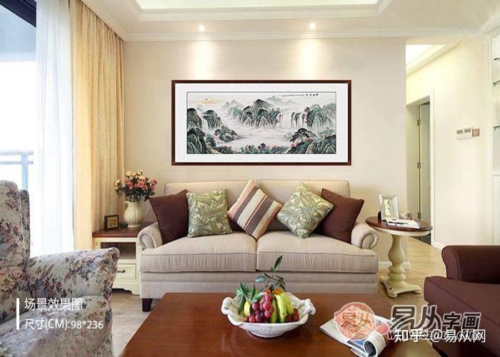 家里挂什么画好 为居室增光添彩的山水画来了 - 知乎