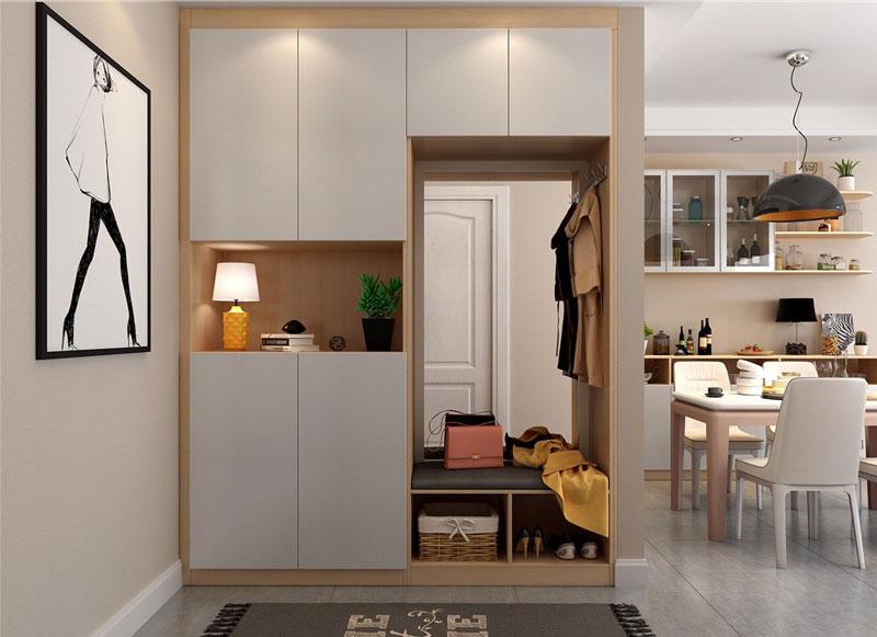 入户装个衣帽柜太有必要了