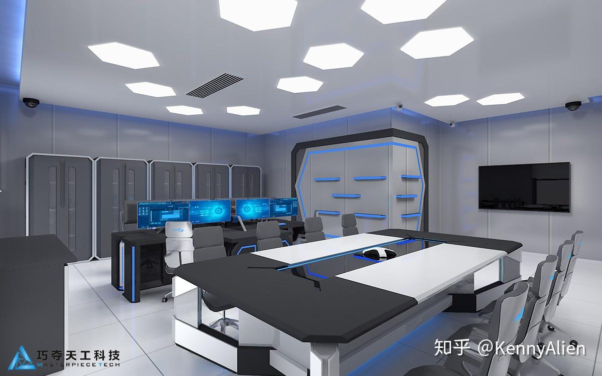 巧夺天工科技:展示企业形象,科幻办公室装修也要讲"面子"