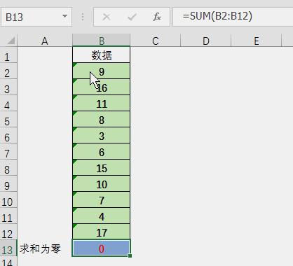 在excel里使用sum函数求和出错的问题大全附解决方案