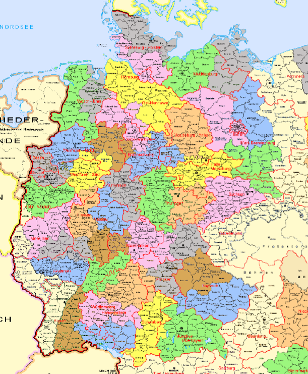 【补档】德意志四十郡列表