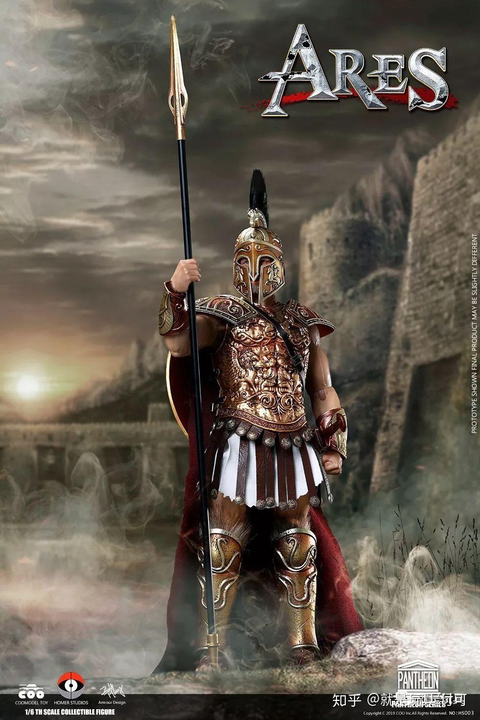 12寸希腊神话万神殿:战神阿瑞斯vs大力神赫拉克勒斯