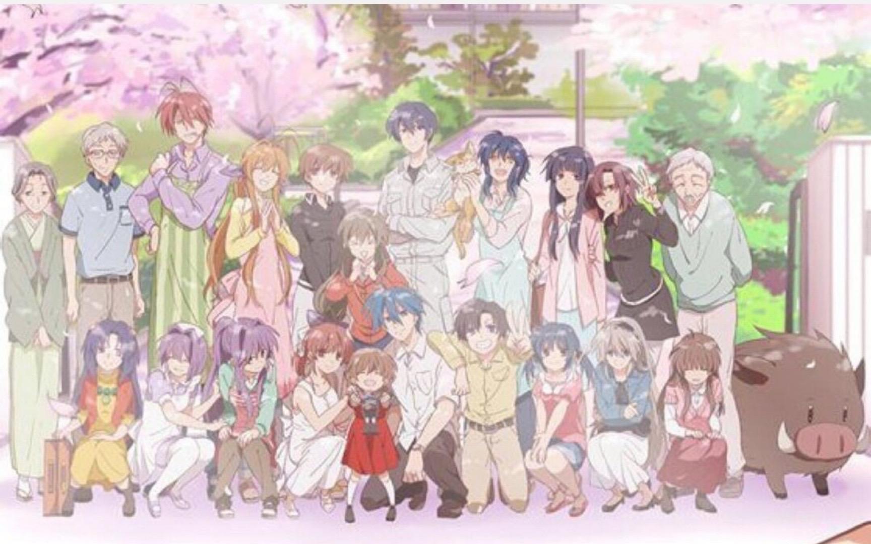 有没有动漫人物全家照的壁纸