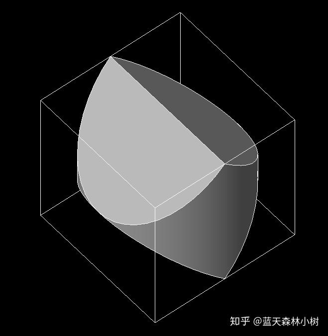 请问这个三视图的三维图形是什么? - 知乎