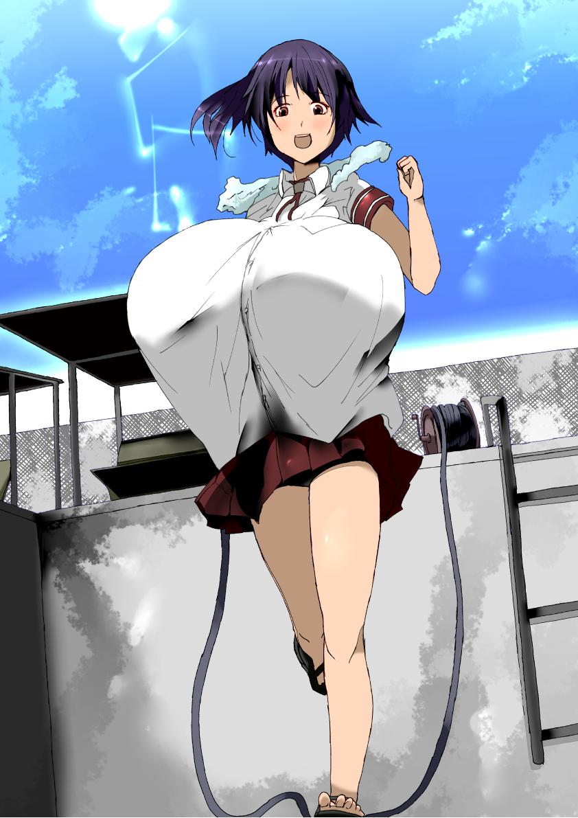 动漫把胸做那么大不反人类吗? - 知乎