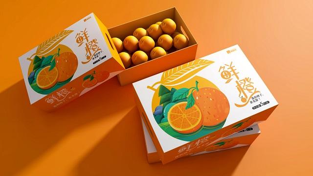 21年流行款这样的橙子包装设计还怕缺销量吗