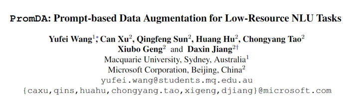 《PromDA: Prompt-based Data Augmentation for Low-Resource NLU Tasks 》 - 知乎