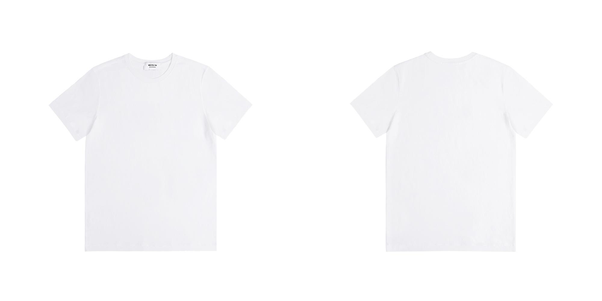 求空白T恤正反面各色模板图 可以是矢量图- _汇潮装饰网