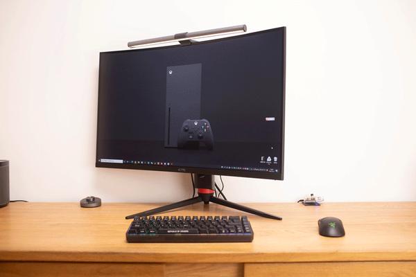 这个32寸显示器很有料2k高刷曲面屏ktch32s12使用体验