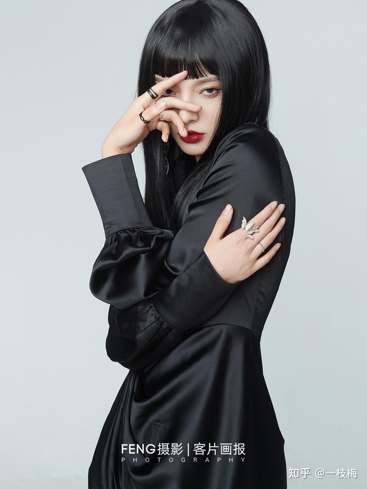 时尚个性超a的暗黑系情绪写真北京写真