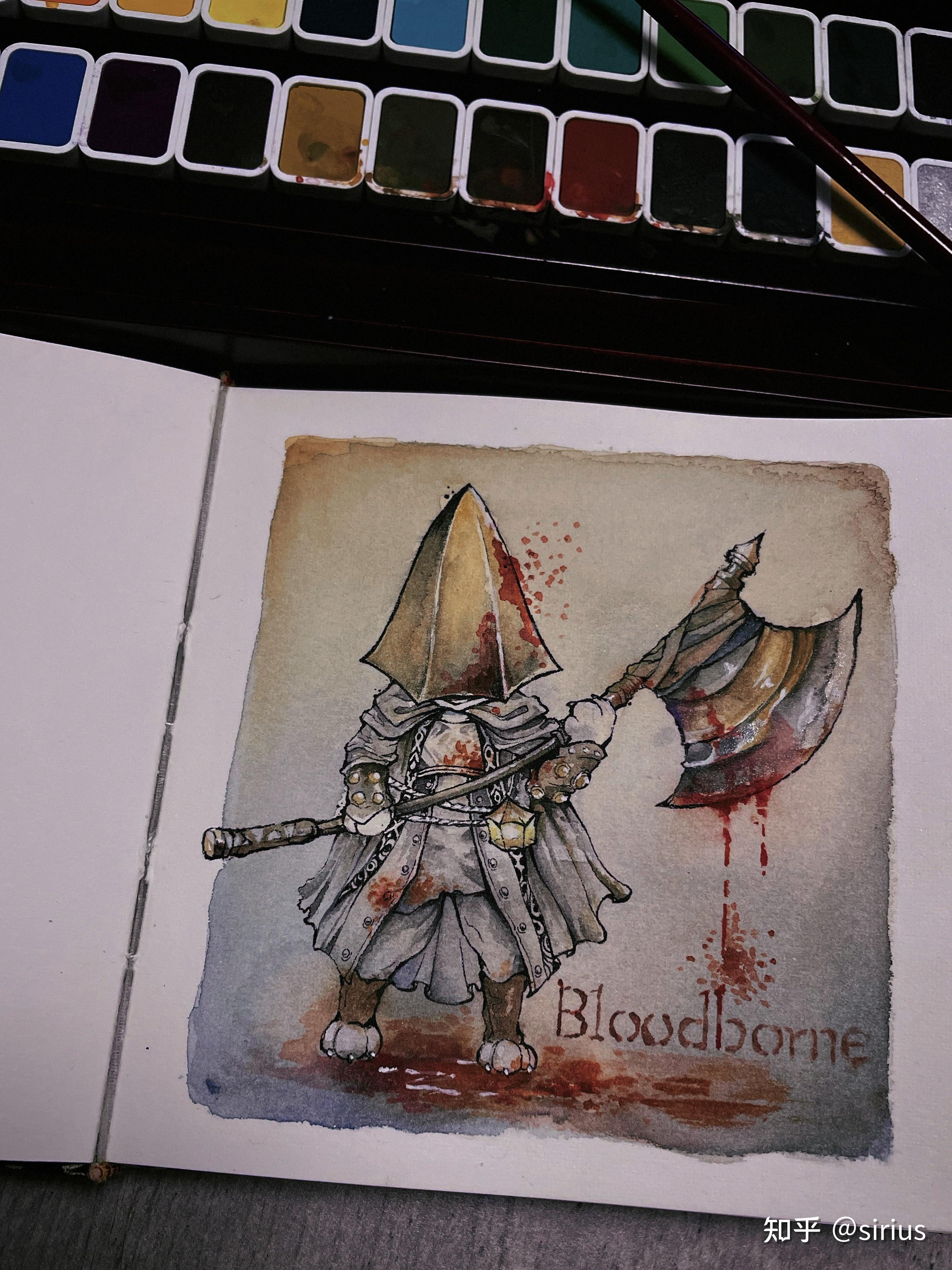 分享一波我画的血源诅咒的同人图.