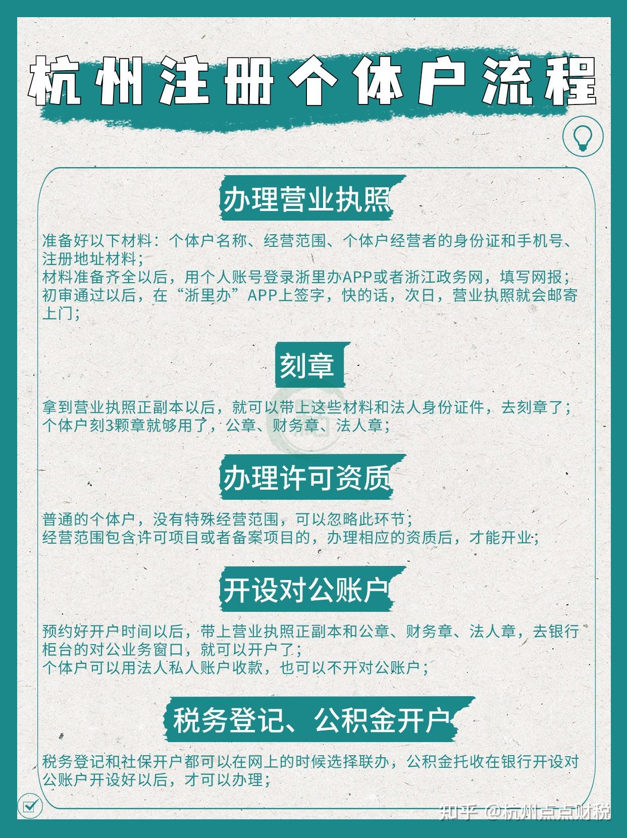 个体工商户如何办理营业执照