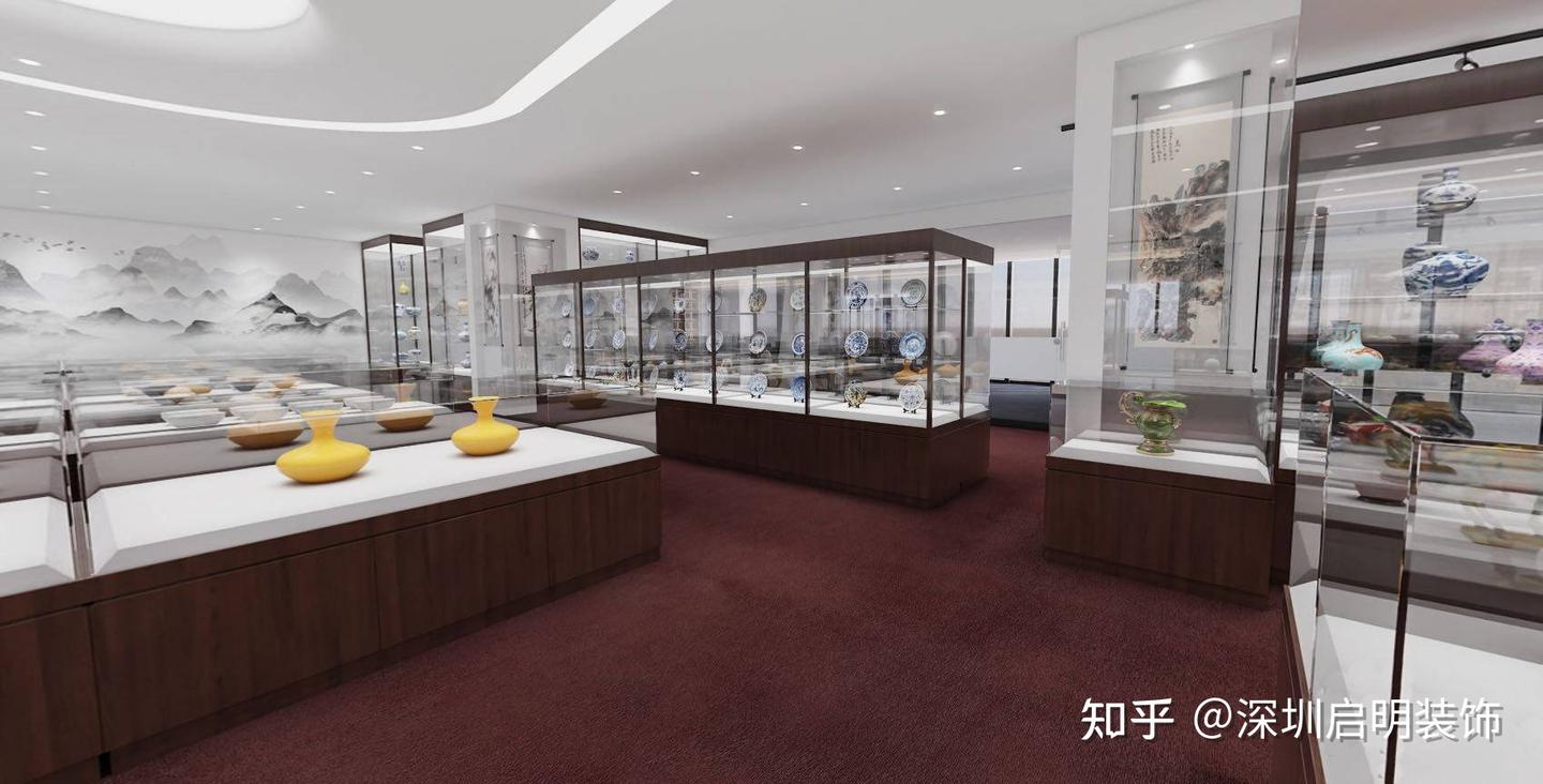 展厅装修案例分享|沉浸式欣赏,文艺气息浓郁的陶瓷企业展厅 - 知乎