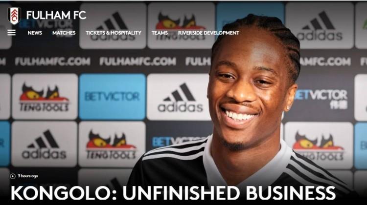 官方:富勒姆买断哈德斯菲尔德后卫孔戈洛,签约4 1年