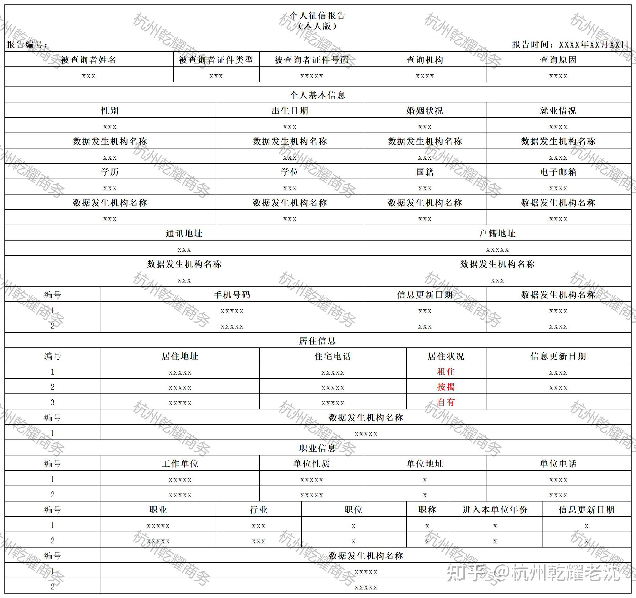 怎么查个人征信记录图片