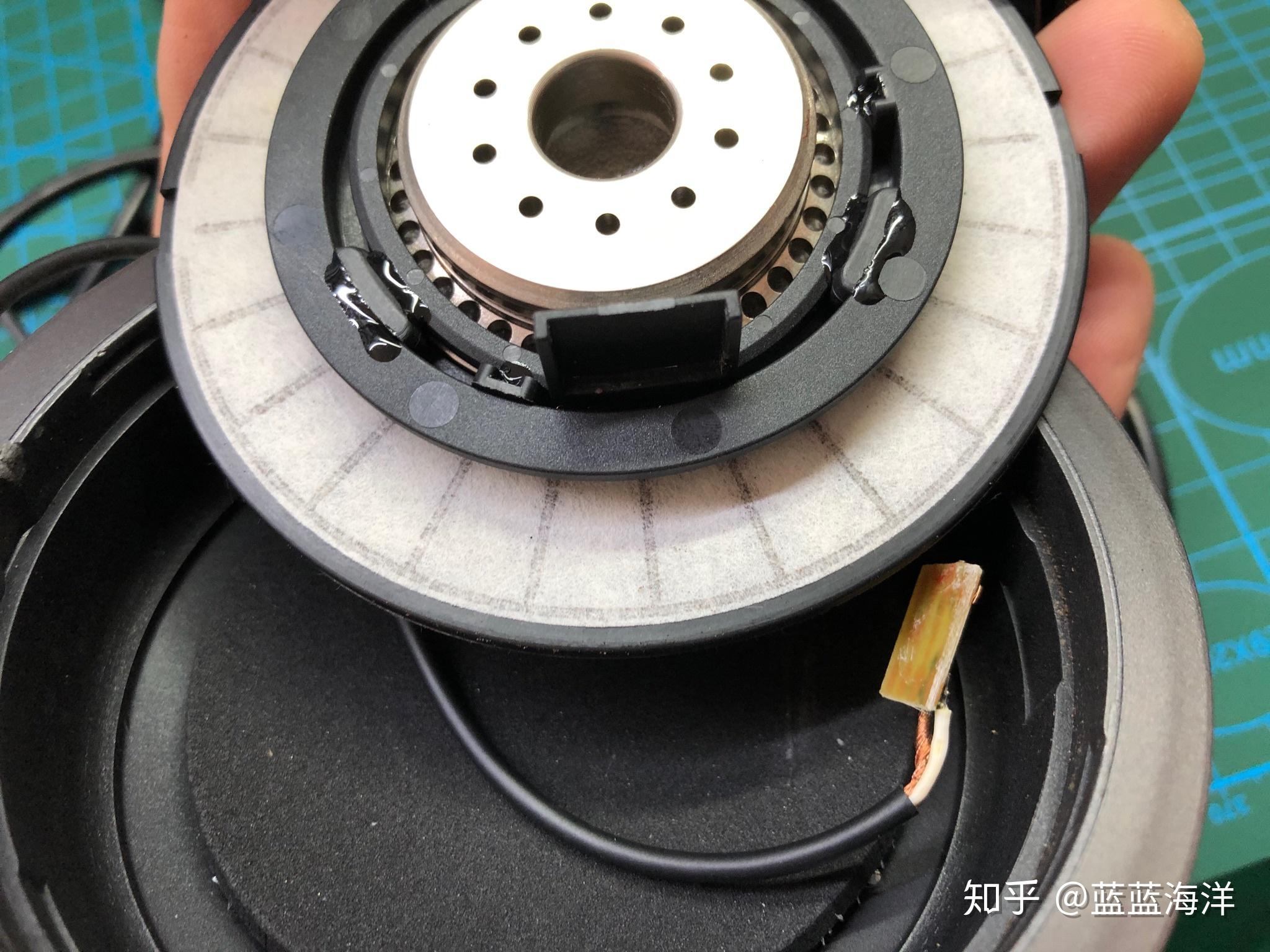 拜亚动力t70p低阻直推耳机探秘及其单元无声拆解修复