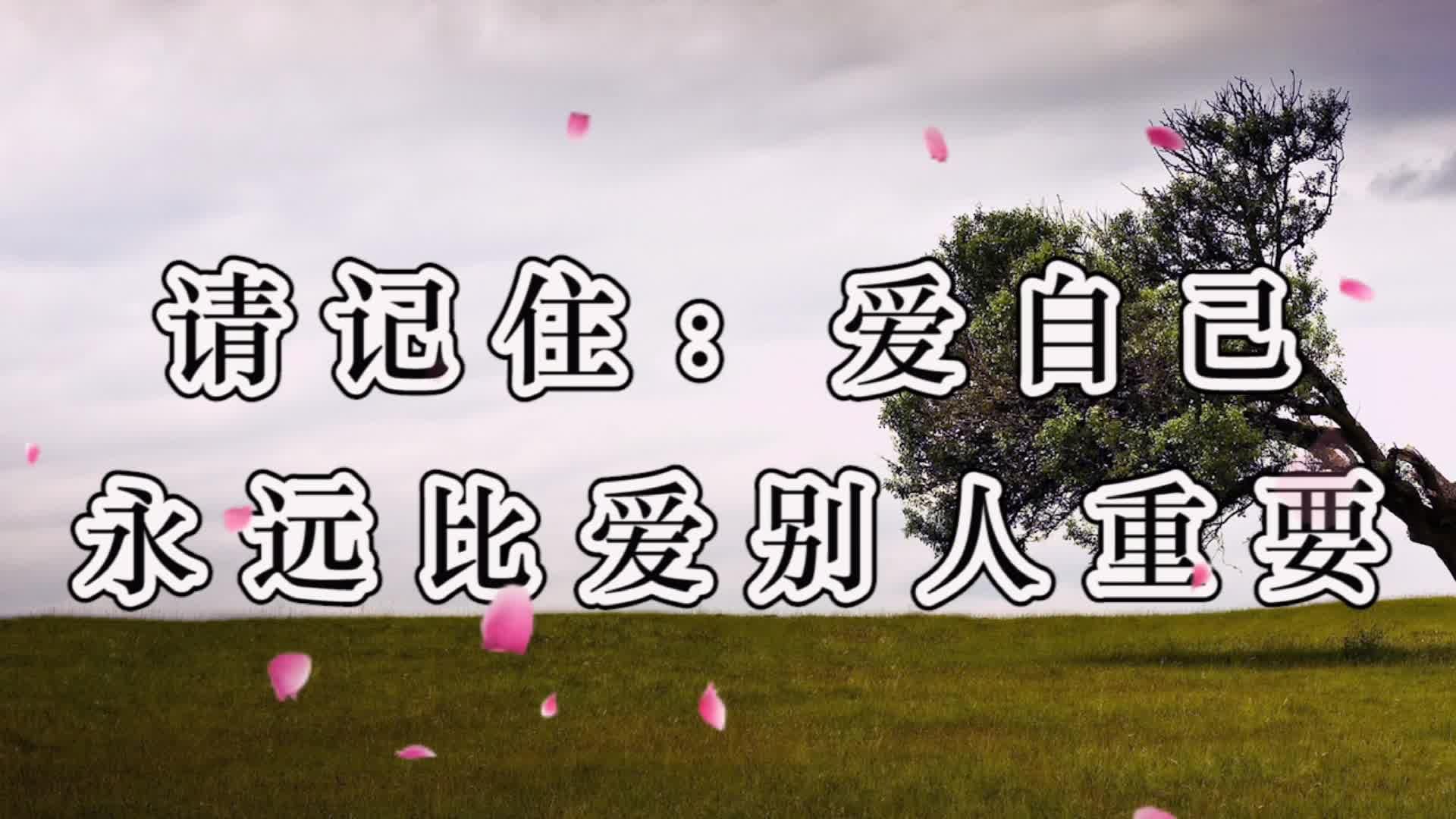 爱永远都是默默的付出