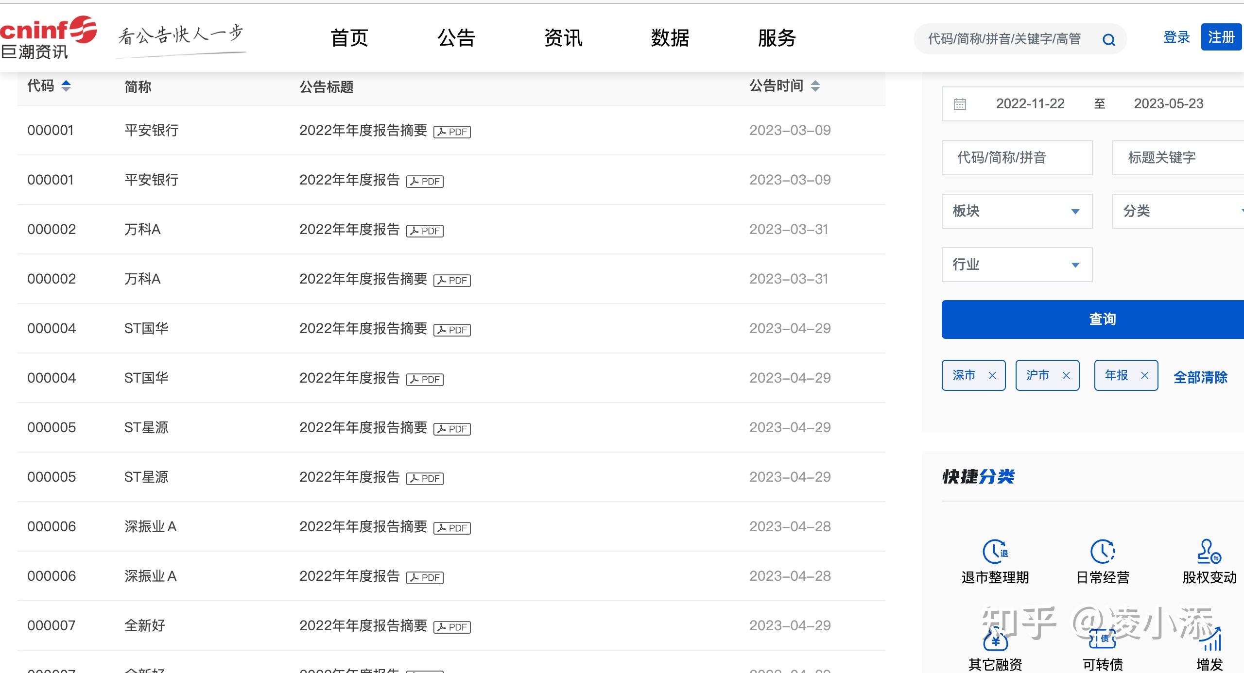 如何用PYTHON爬到巨潮资讯里几个上市公司的年度报告？ - 知乎