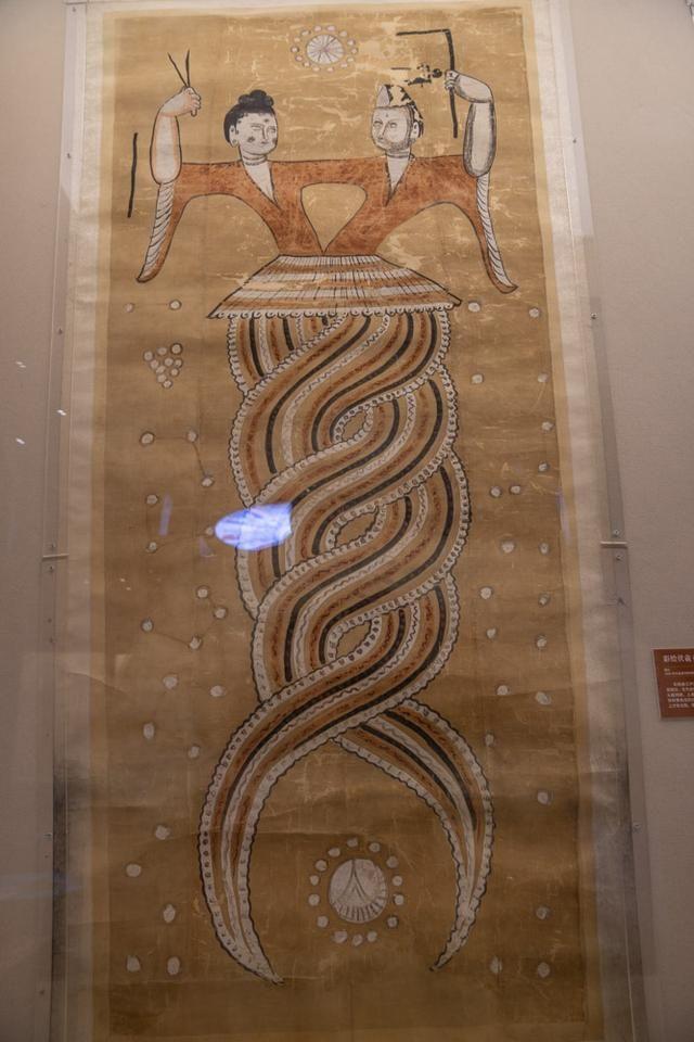 神奇的伏羲女娲图这是古人的智慧还是与dna的巧合