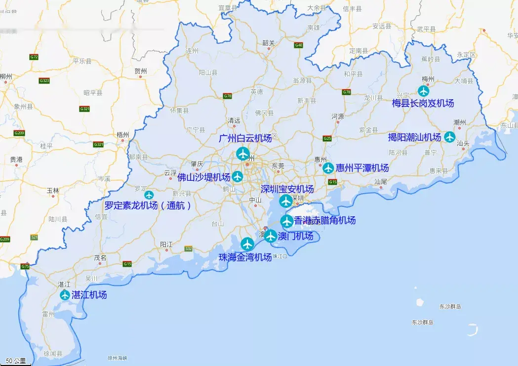 江西信丰机场规划位置图片