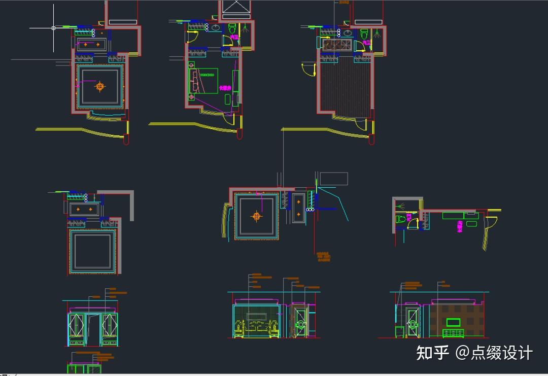 『超全』100套完整室内设计家装CAD施工图(附效果图) - 知乎