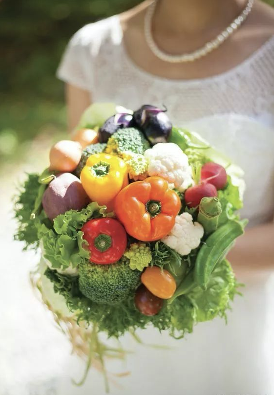 花艺|厉害了!国外都玩疯了的蔬菜手捧你见过吗