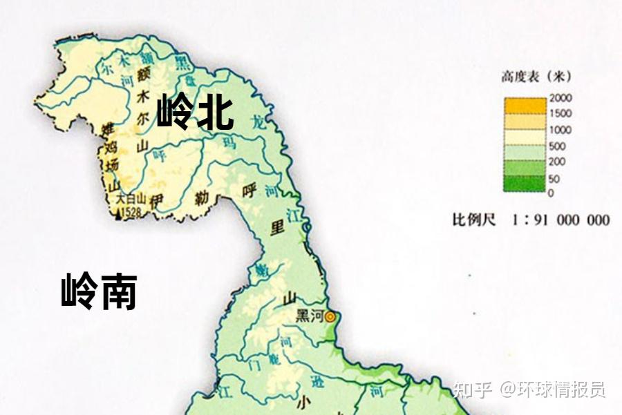 從地圖上看,黑龍江與內蒙古大體以由北向南的嫩江為界,黑龍江省的西北