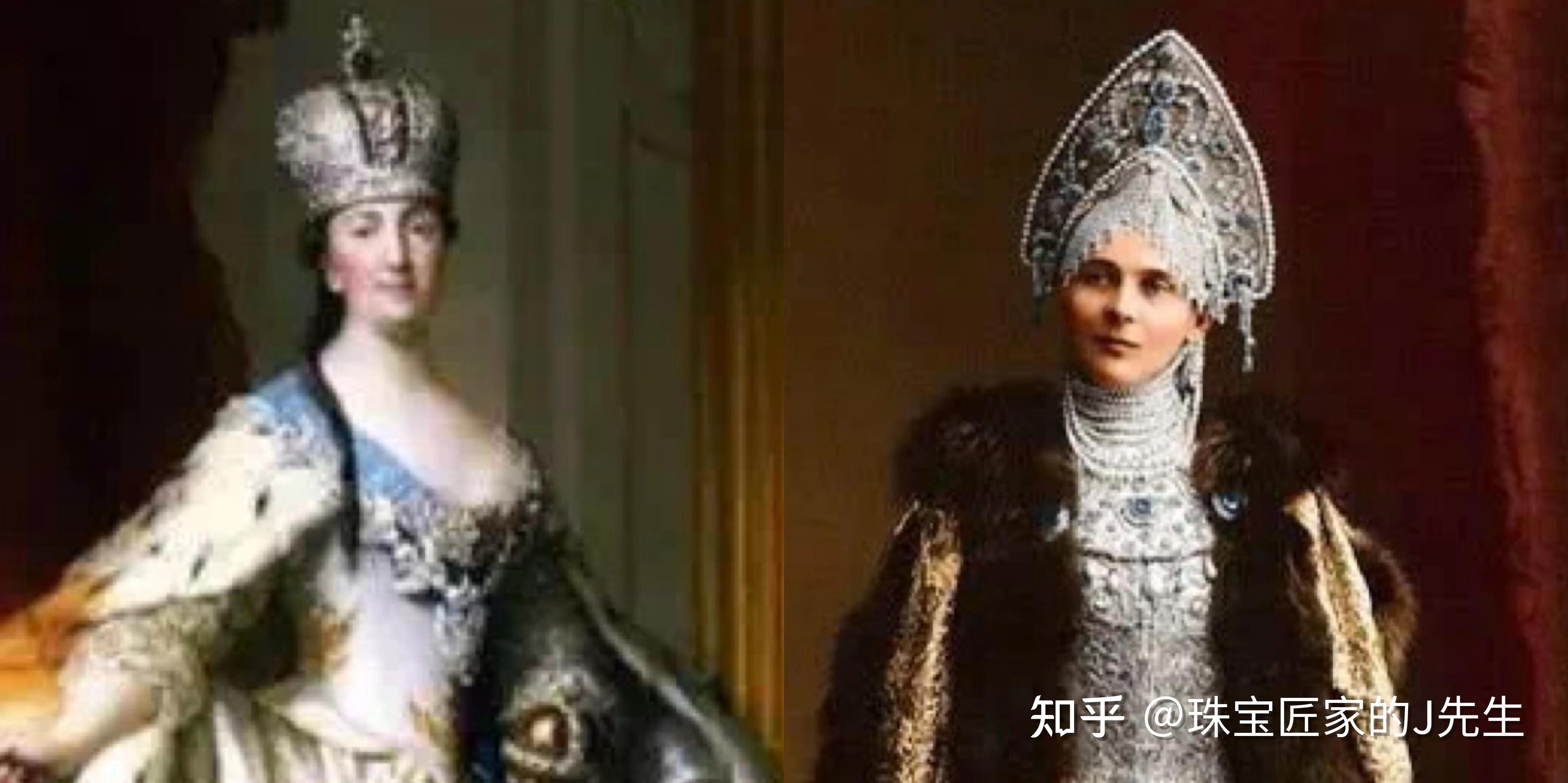 左:叶卡捷琳娜二世 右:齐娜伊达·尤苏波娃而今天这篇文章的主人公