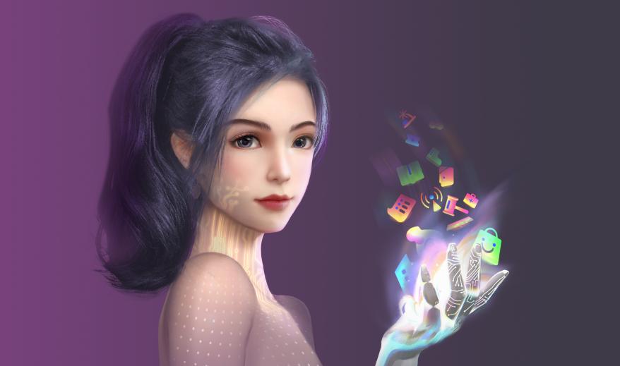 数字虚拟人美女图鉴那些大热的虚拟美人你认识几个