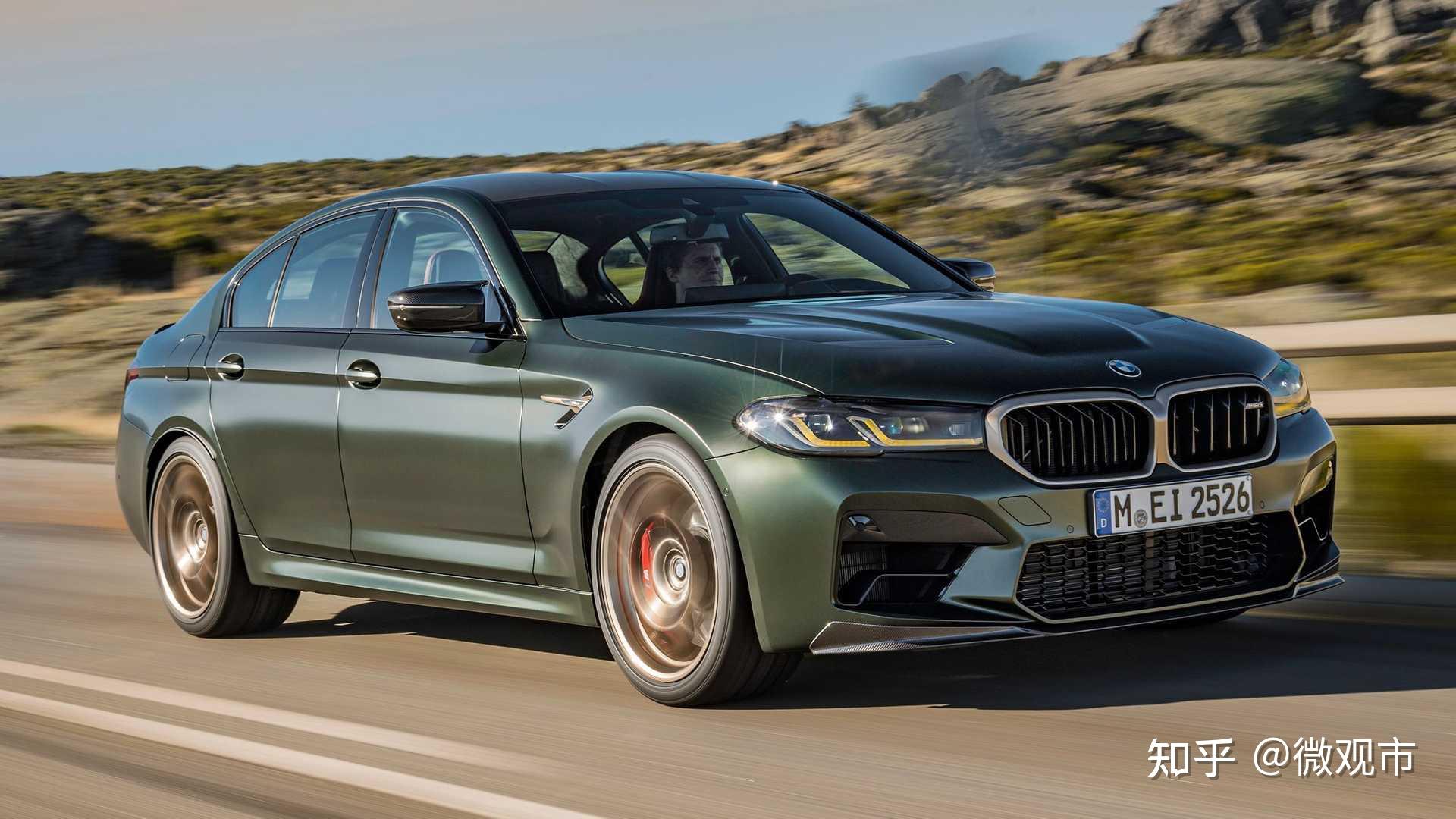 宝马高性能版m5cs官图曝光最高时速可达305公里小时