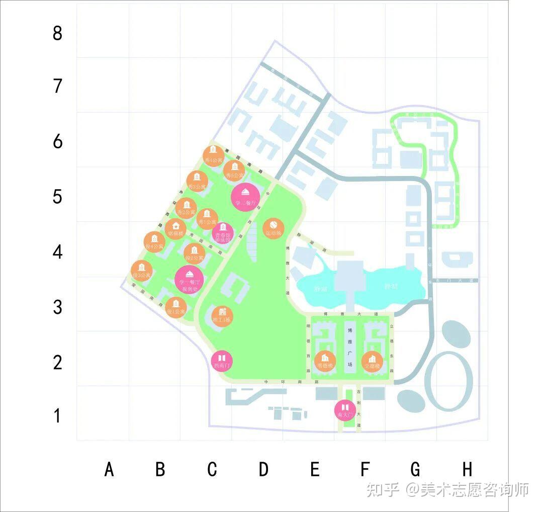 吉利学院成都校区地图图片