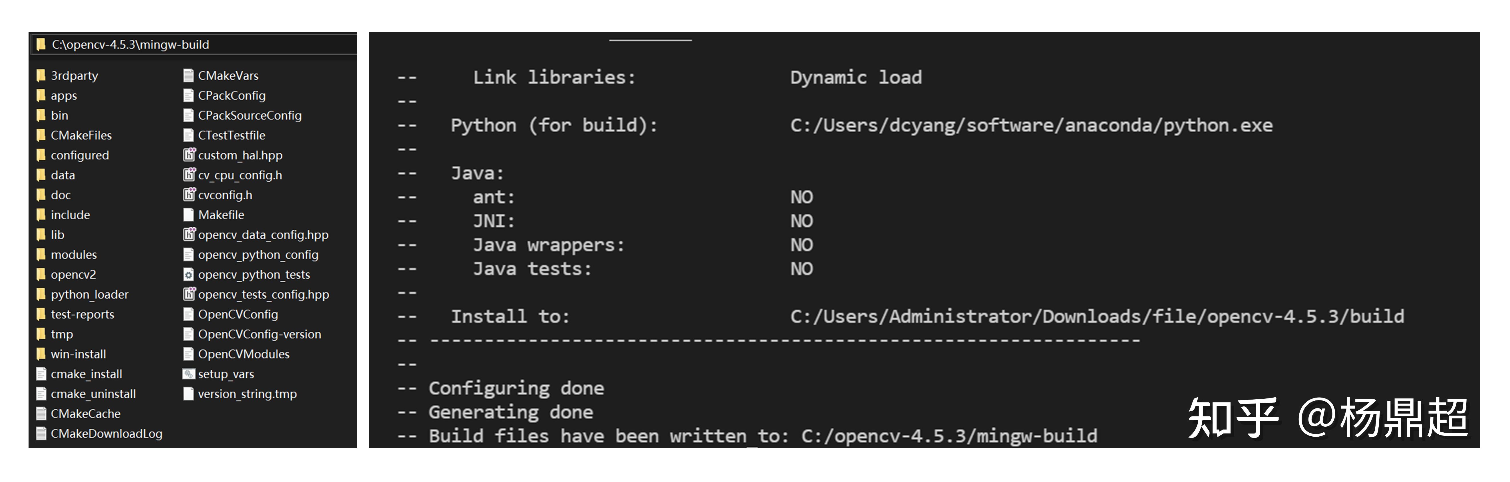 Windows-MinGW-CMake-OpenCV 配置 - 知乎