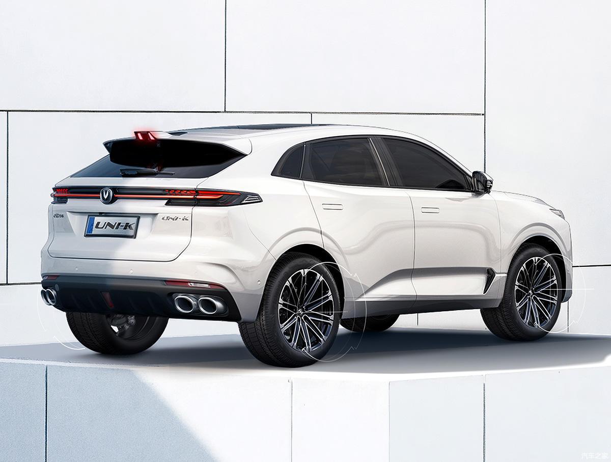 国产又一重量级suv长安unik官图发布外观科幻前卫