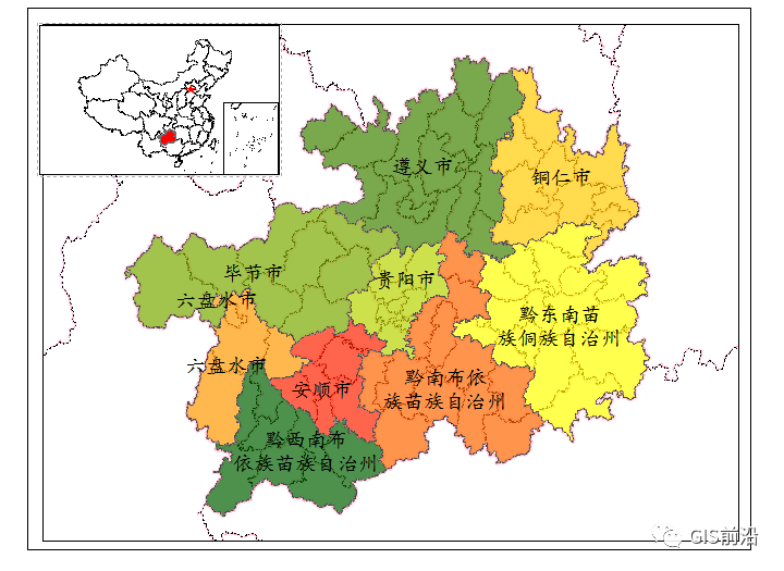ArcGIS行政区位图制作流程（附行政区划练习数据） - 知乎