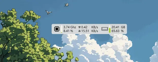 【Windows】CPU、网速、内存监测工具-电脑软件俊享空间-软件工具-俊享空间 | 一站式免费资源社区 - 海量软件 / 源码 / 项目 / 壁纸 / 游戏等免费获取