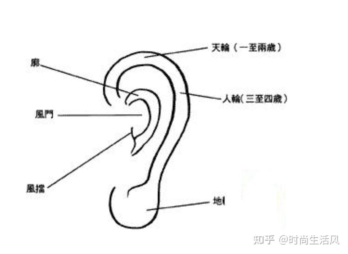 男人左耳朵上有痣图解图片