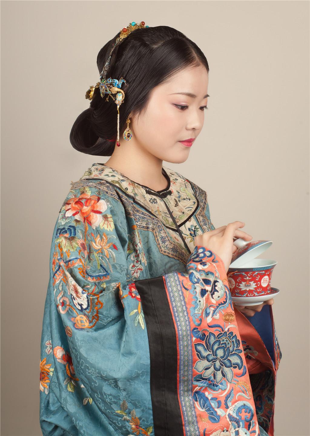 清朝 民间女子图片
