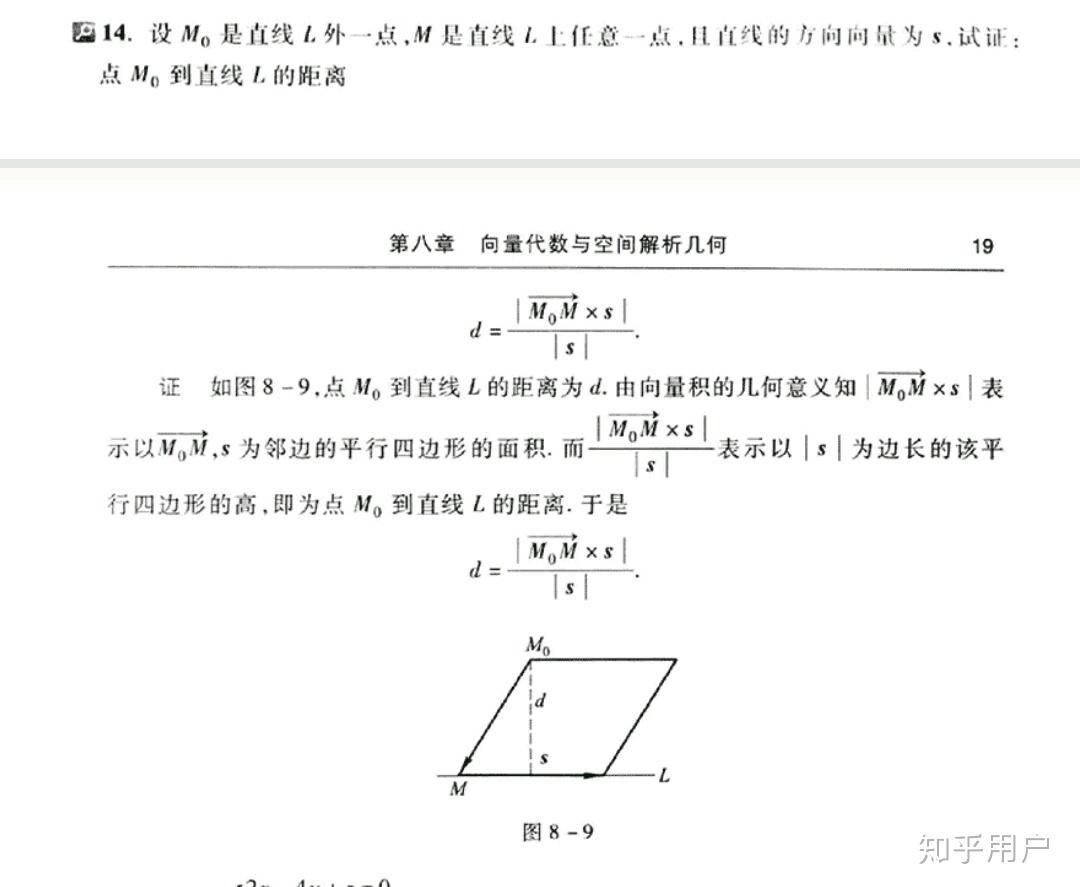 空间内某一点到定直线的距离公式是什么?