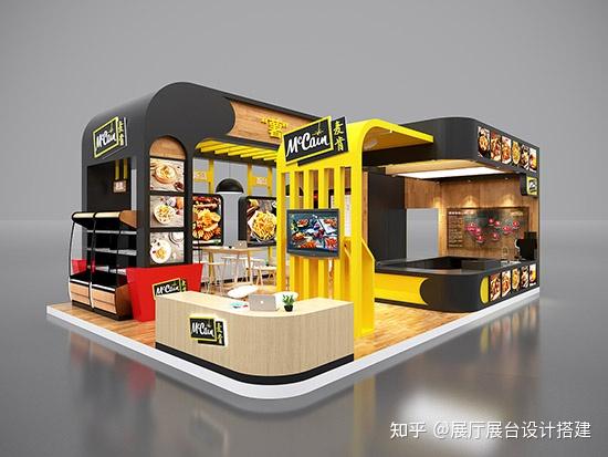 食品展厅布置方案图片