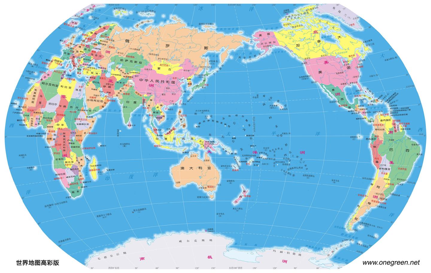 高清世界行政地理经济地图全集 一文六十图让你纵览世界 知乎