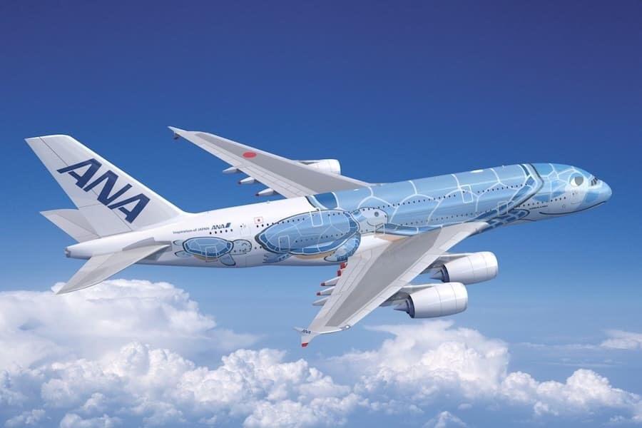 全日空航空首架a380飛機完成首飛